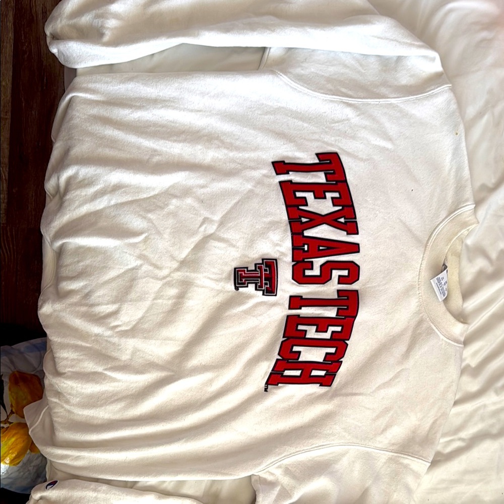 Texas Tech White Sweatshirt